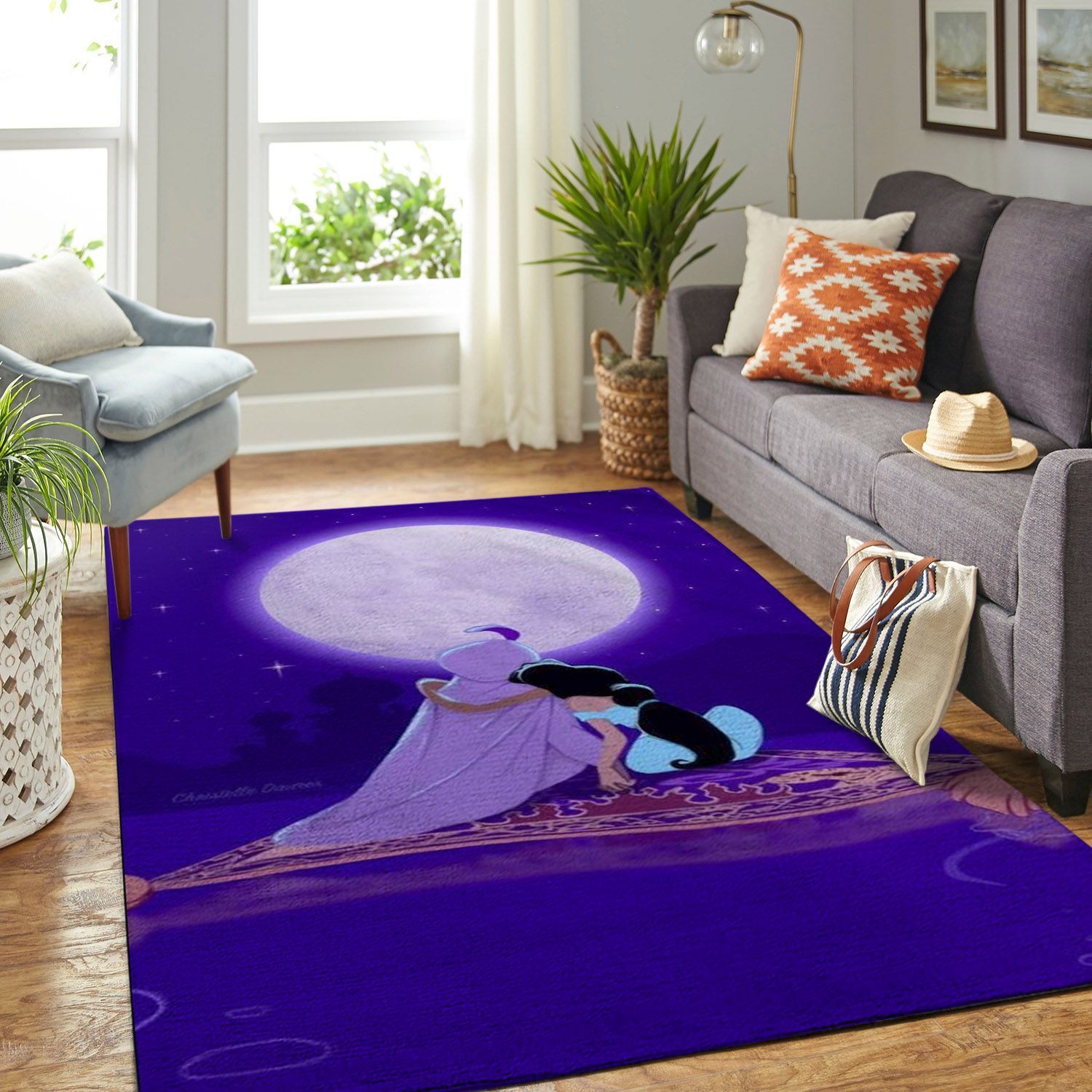 Amazon Jasmine Aladin Living Room Area Rug