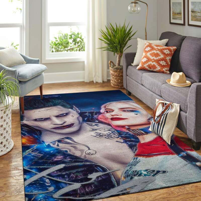 Amazon Joker And Harley Quinn Living Room Area Rug