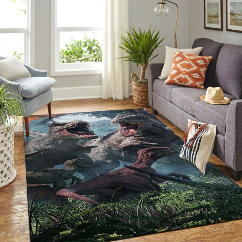 Amazon Jurassic World Movie-ancient Dinosaur Living Room Area Rug