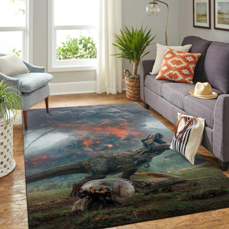 Amazon Jurassic World Movie-ancient Dinosaur Living Room Area Rug