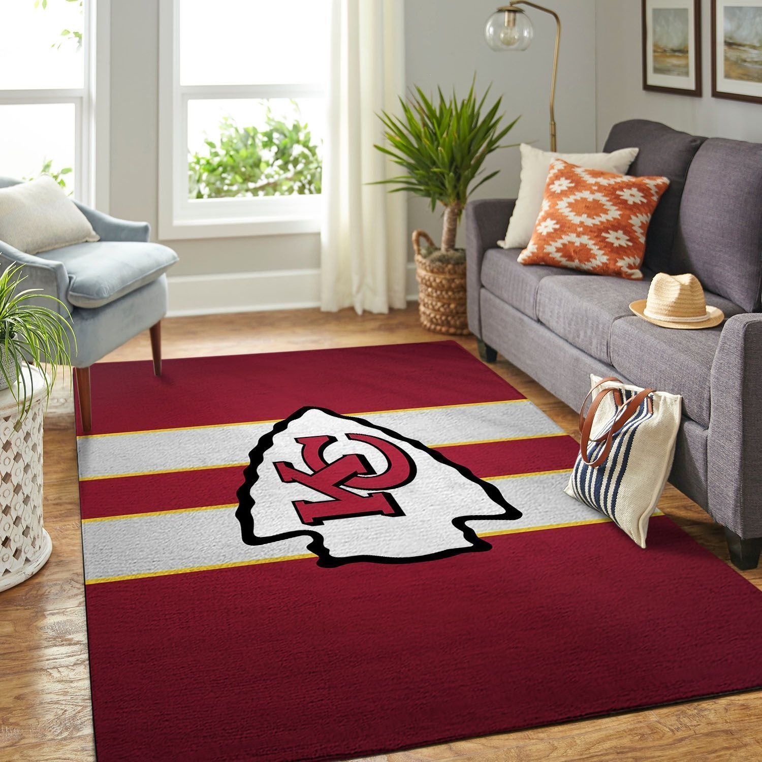 Amazon Kansas City Chiefs Living Room Area Rug