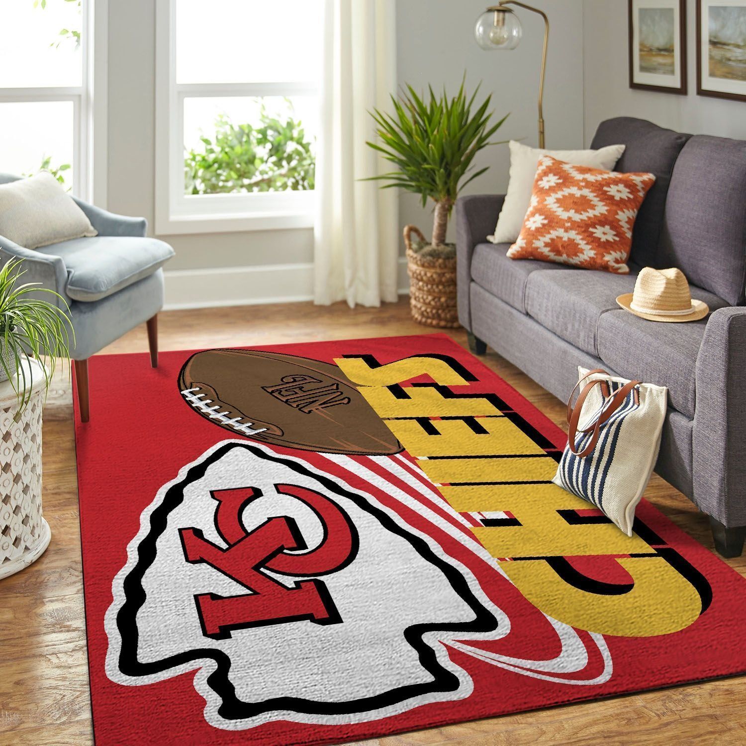 Amazon Kansas City Chiefs Living Room Area Rug