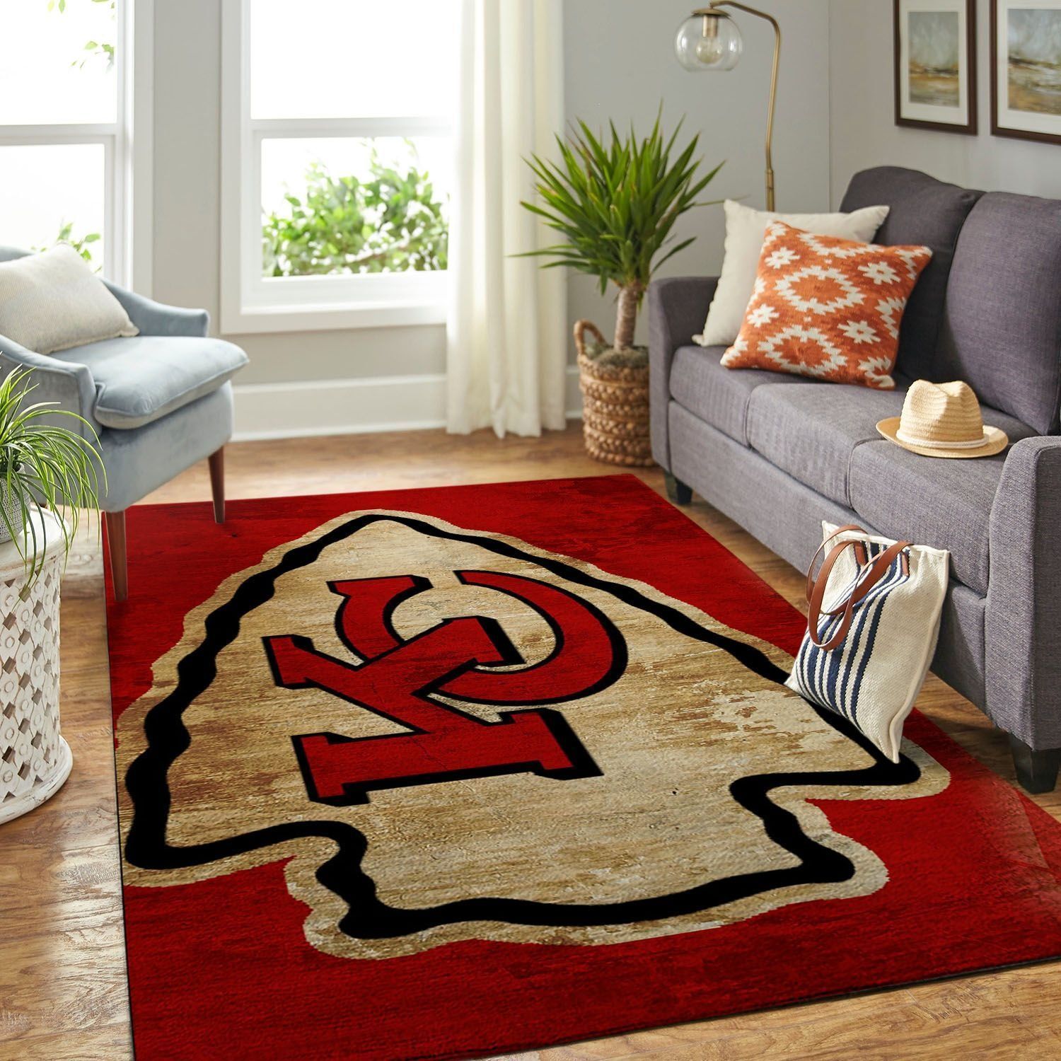Amazon Kansas City Chiefs Living Room Area Rug