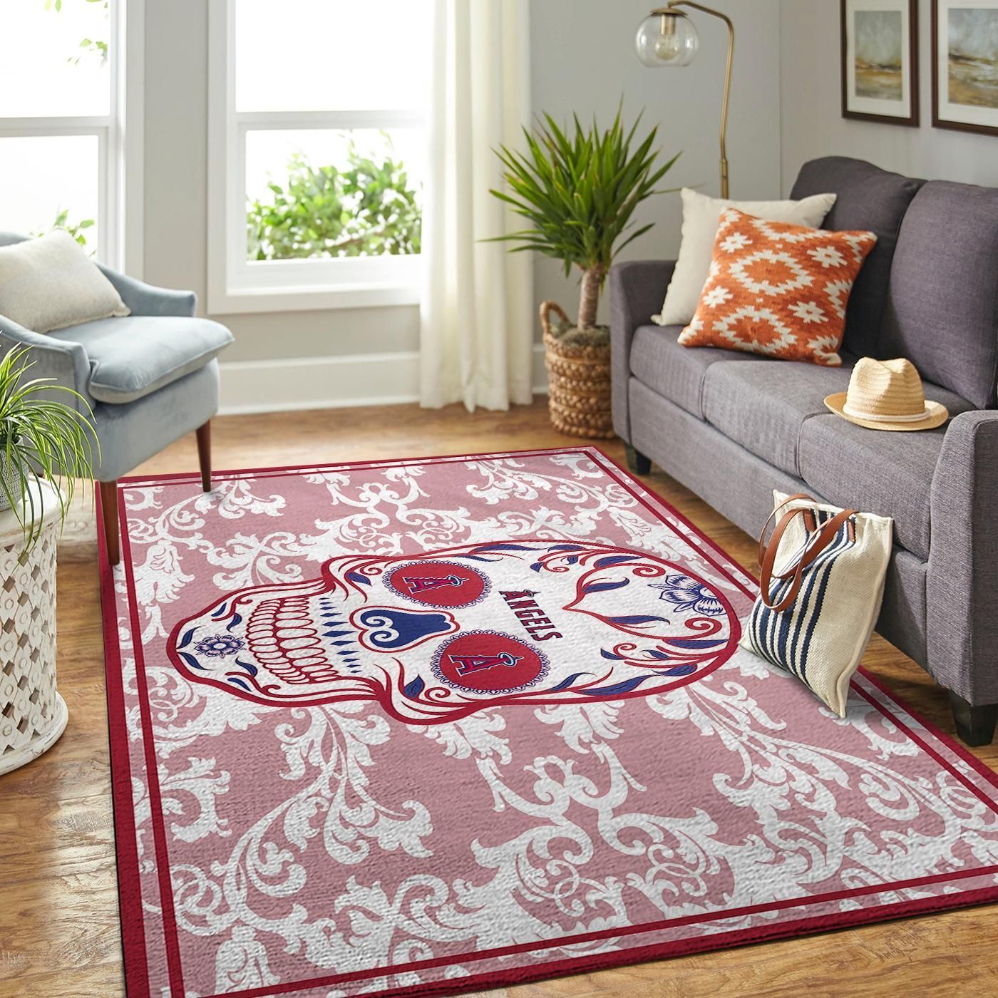 Amazon Los Angeles Angels Living Room Area Rug