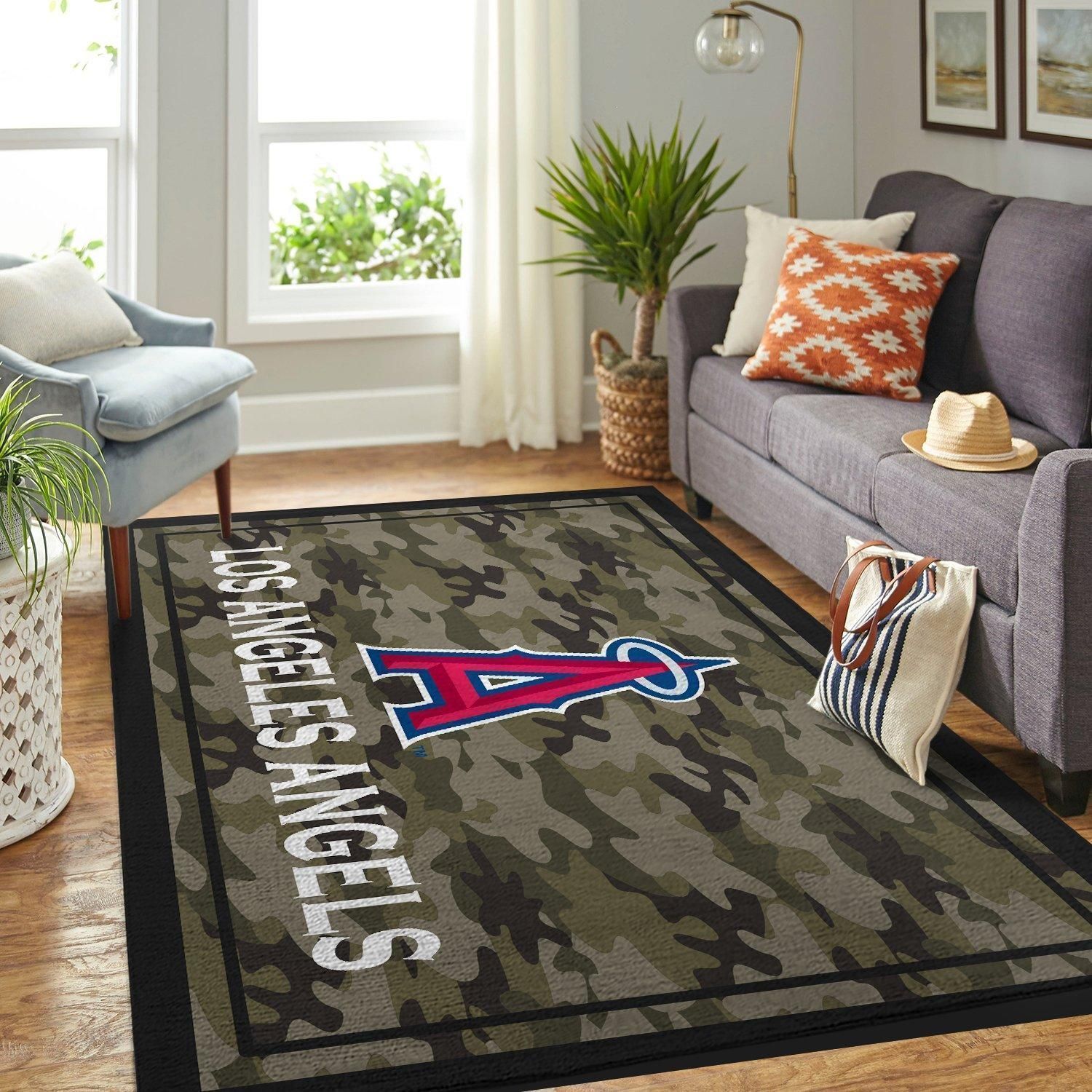 Amazon Los Angeles Angels Living Room Area Rug