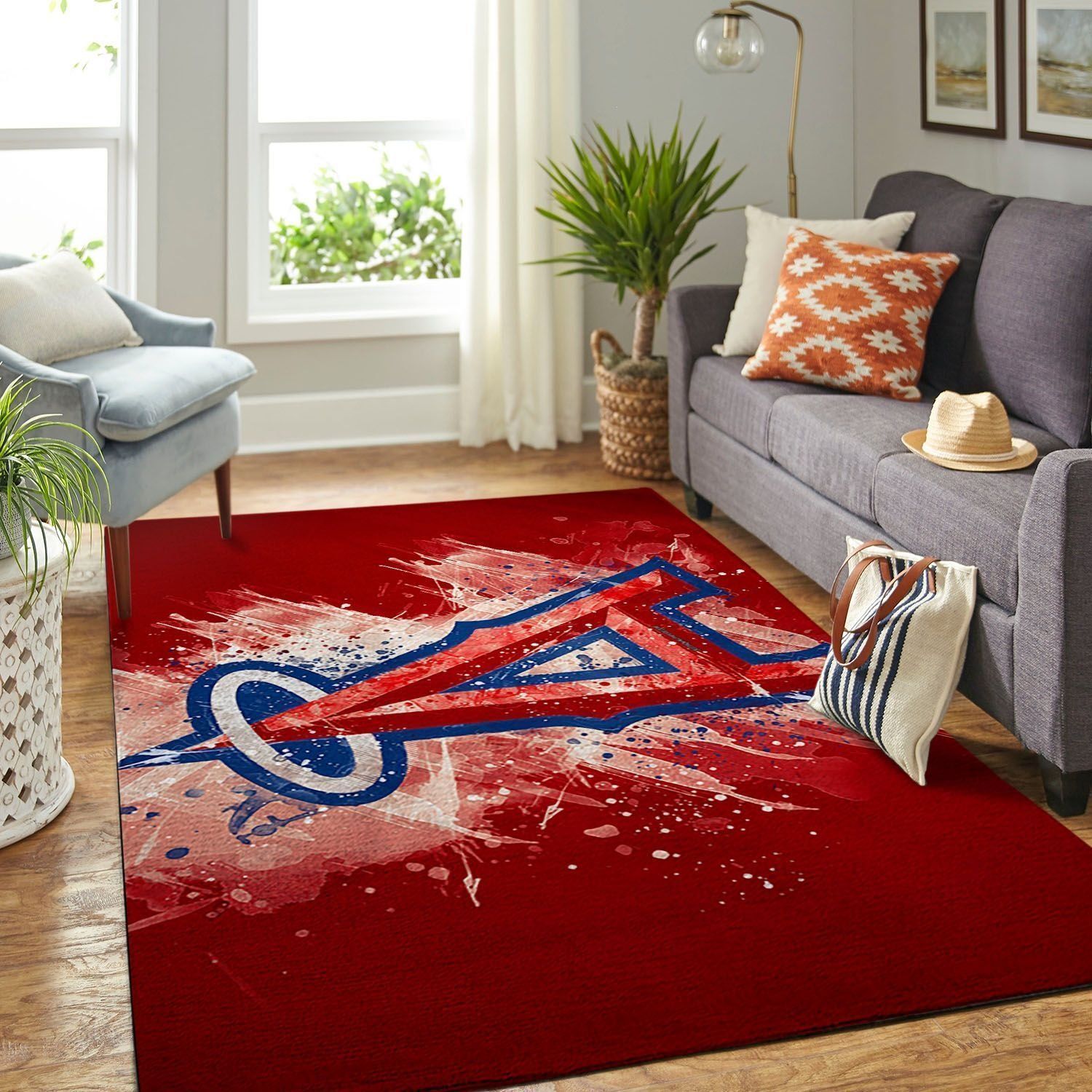 Amazon Los Angeles Angels Living Room Area Rug