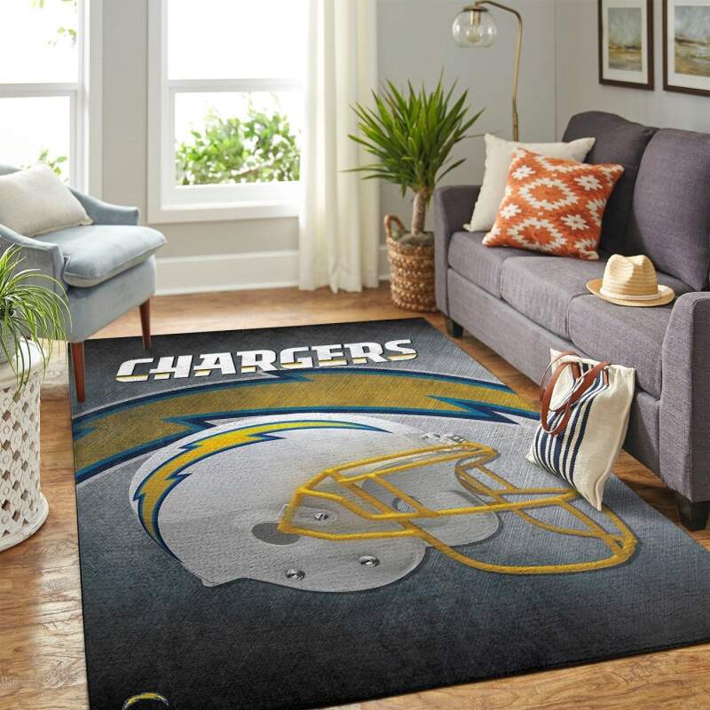 Amazon Los Angeles Chargers Living Room Area Rug