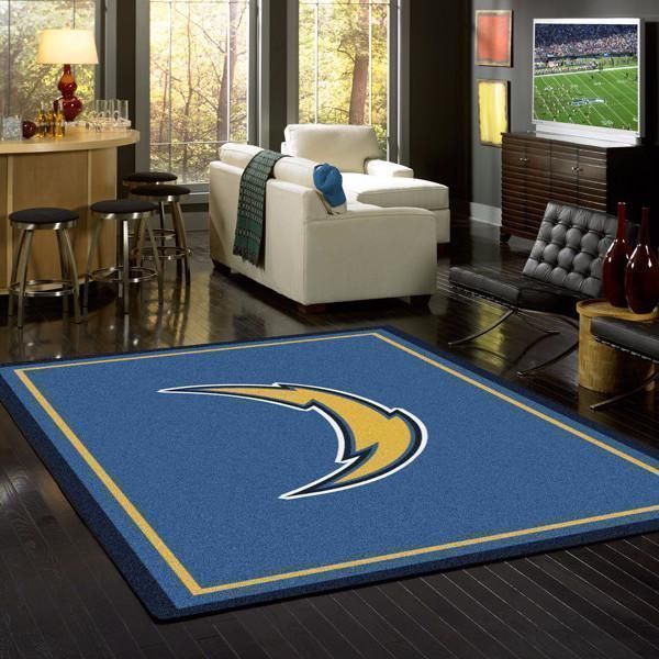 Amazon Los Angeles Chargers Living Room Area Rug