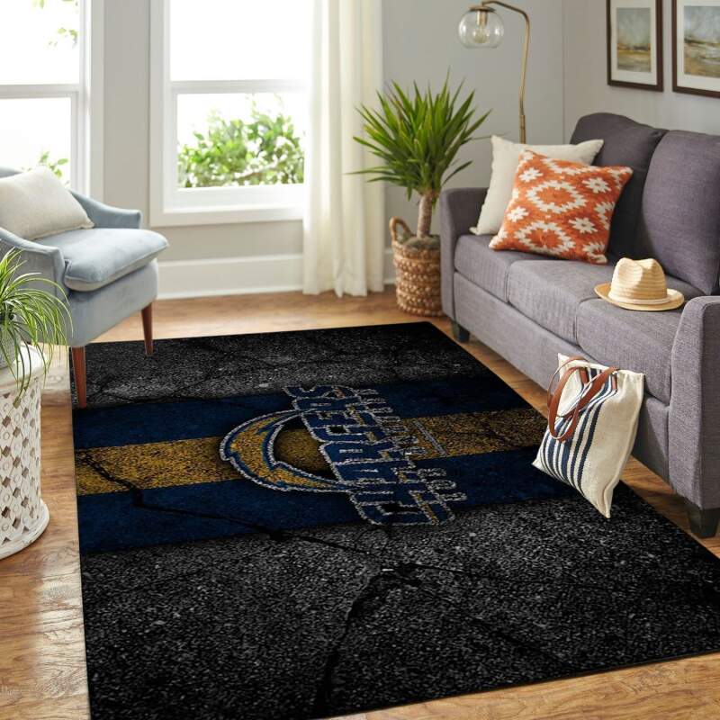 Amazon Los Angeles Chargers Living Room Area Rug