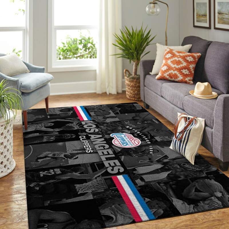 Amazon Los Angeles Clippers Living Room Area Rug