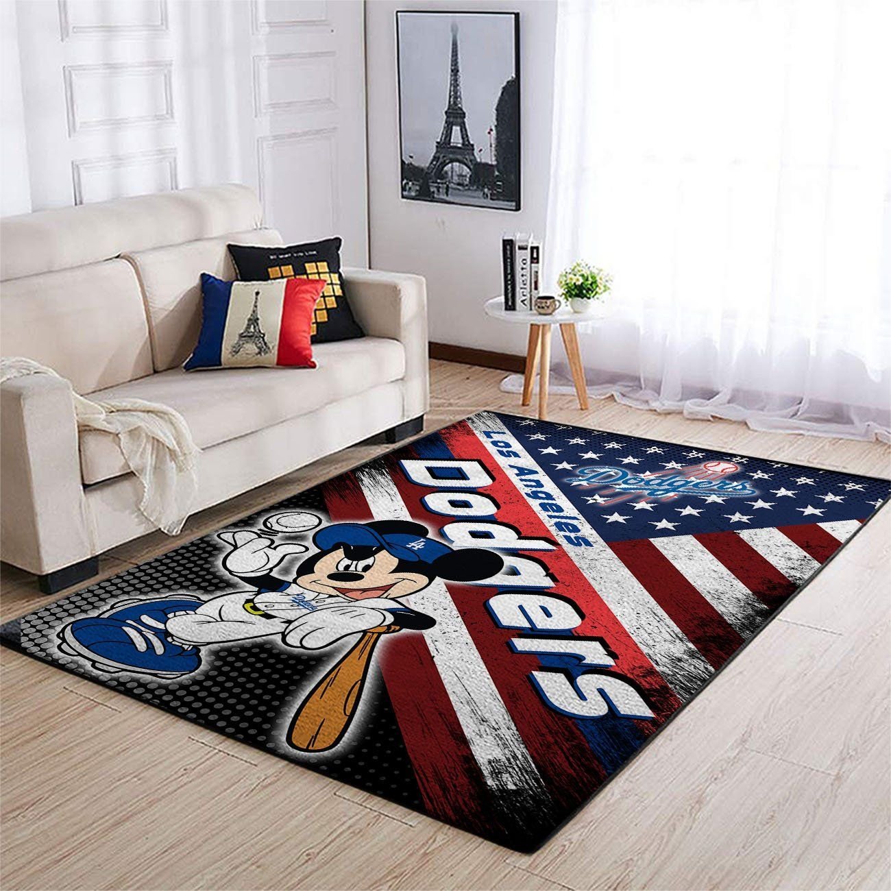Amazon Los Angeles Dodgers Living Room Area Rug