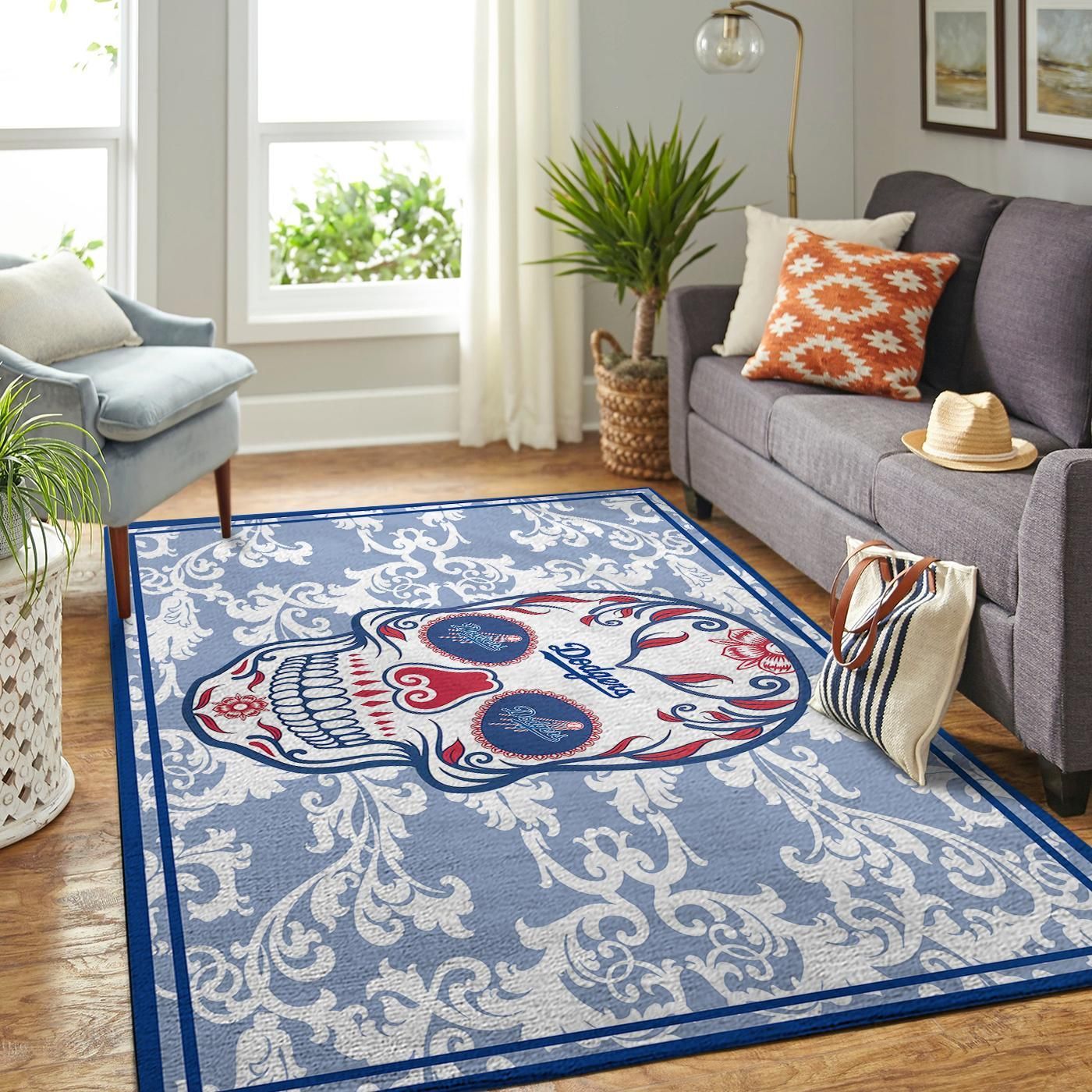 Amazon Los Angeles Dodgers Living Room Area Rug