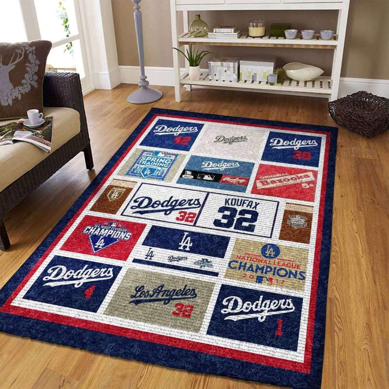 Amazon Los Angeles Dodgers Living Room Area Rug