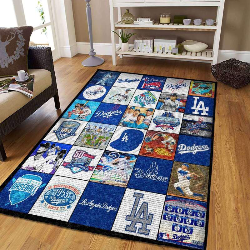 Amazon Los Angeles Dodgers Living Room Area Rug