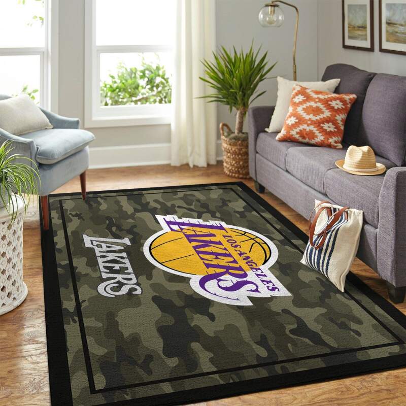 Amazon Los Angeles Lakers Living Room Area Rug