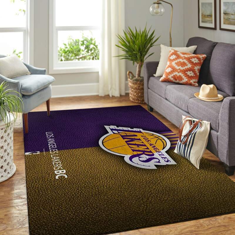 Amazon Los Angeles Lakers Living Room Area Rug