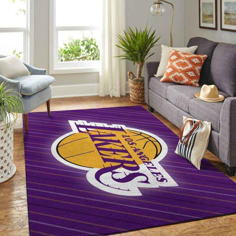 Amazon Los Angeles Lakers Living Room Area Rug