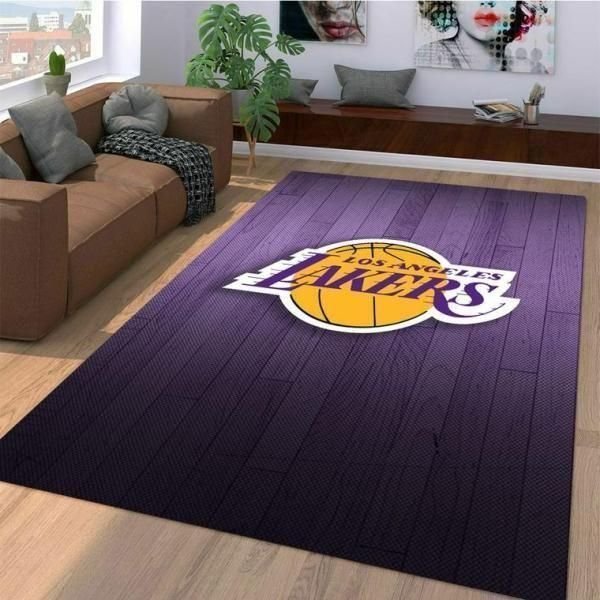 Amazon Los Angeles Lakers Living Room Area Rug