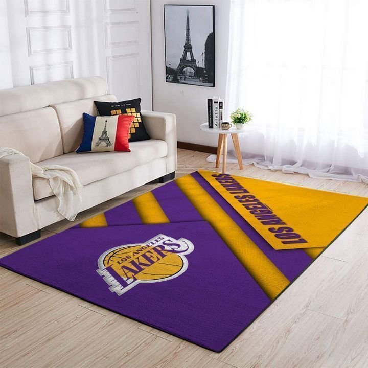 Amazon Los Angeles Lakers Living Room Area Rug