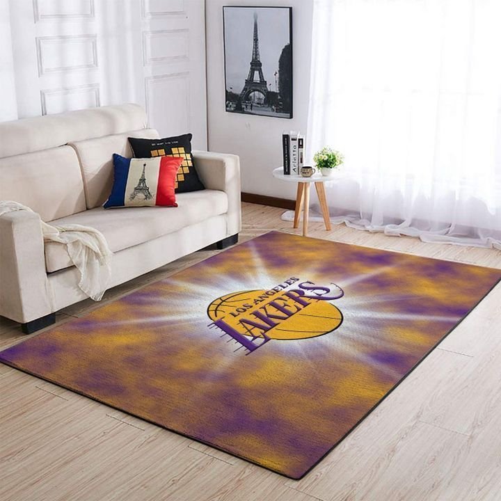 Amazon Los Angeles Lakers Living Room Area Rug