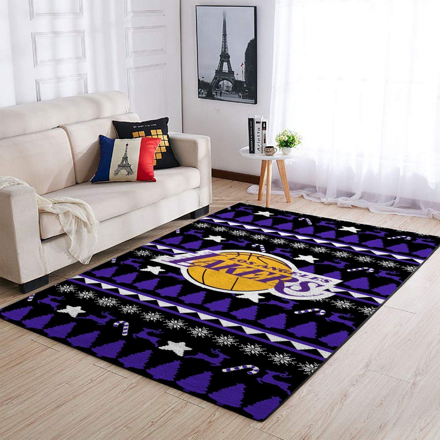 Amazon Los Angeles Lakers Living Room Area Rug