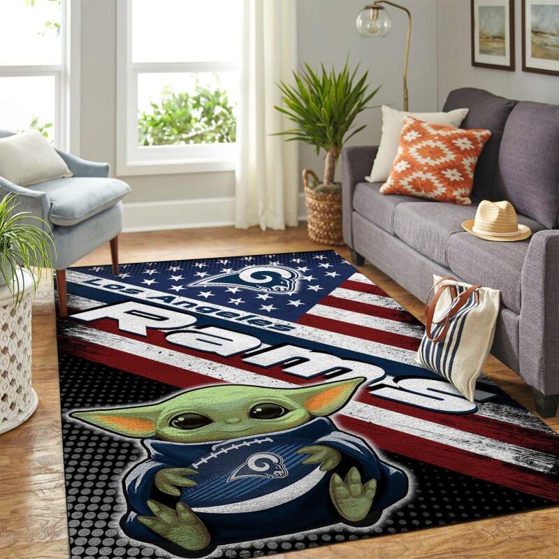 Amazon Los Angeles Rams Living Room Area Rug
