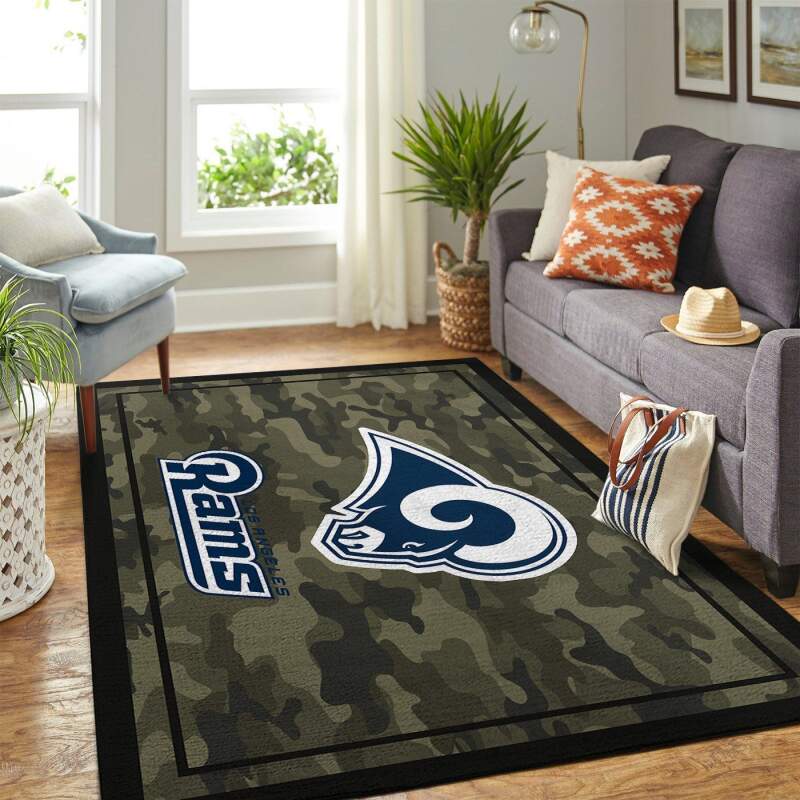 Amazon Los Angeles Rams Living Room Area Rug