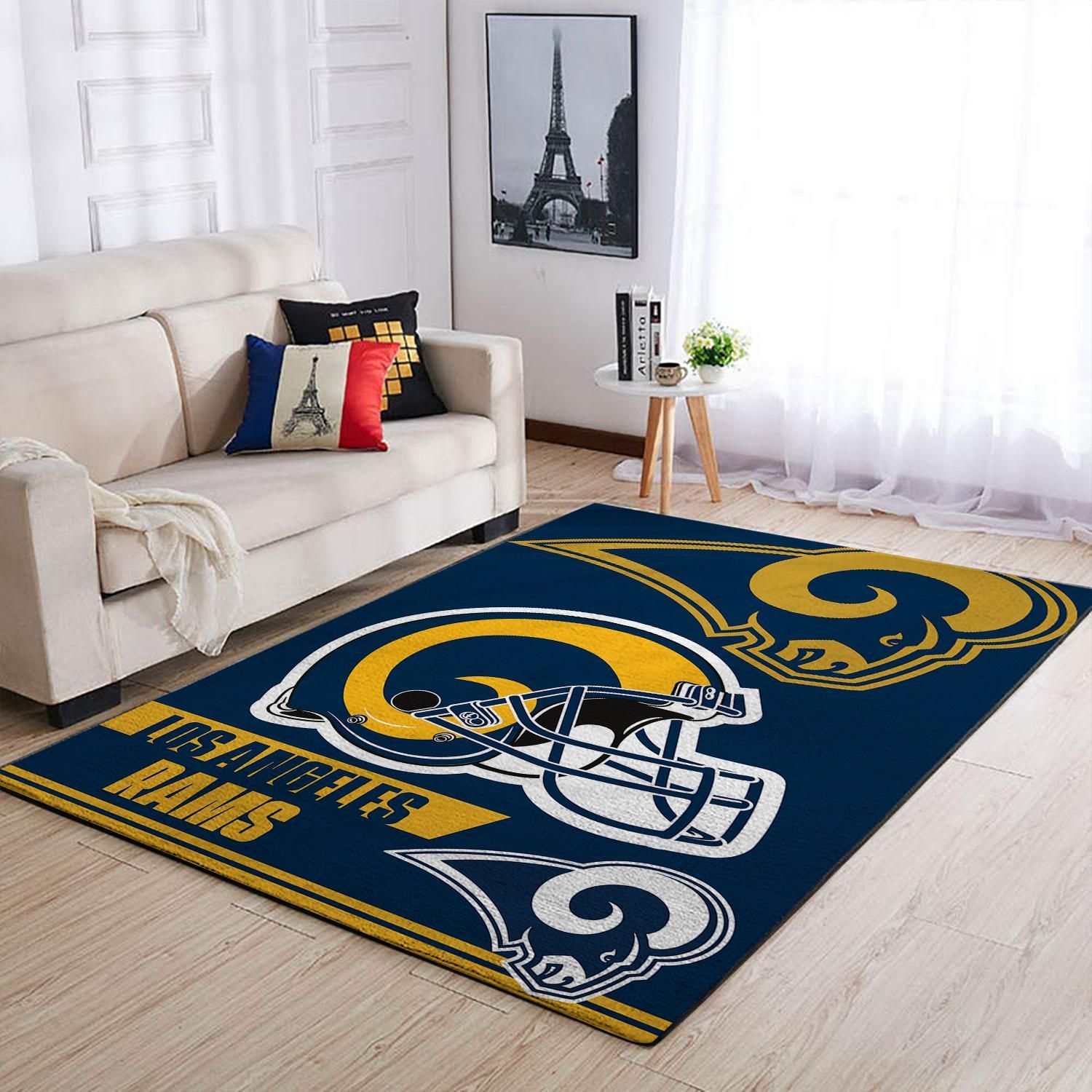 Amazon Los Angeles Rams Living Room Area Rug