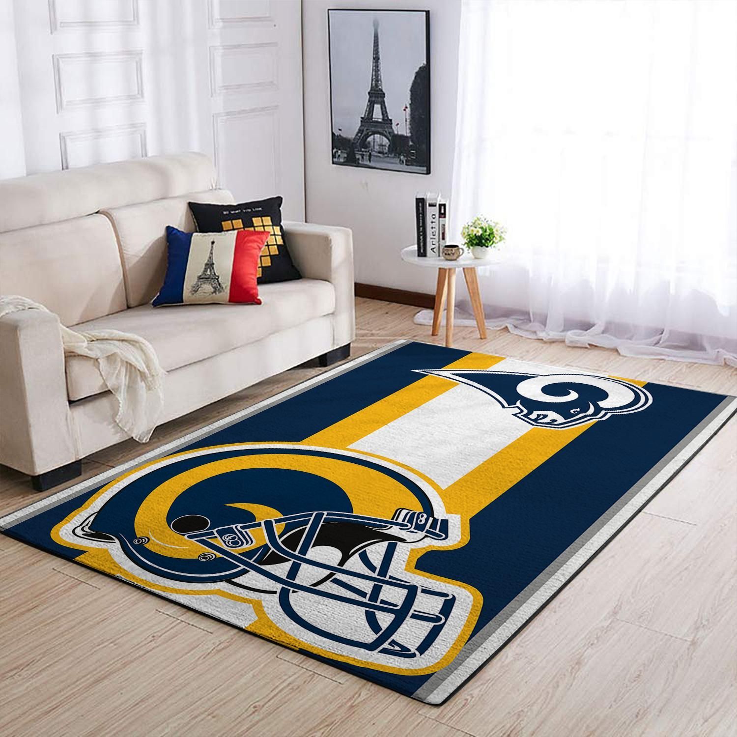Amazon Los Angeles Rams Living Room Area Rug
