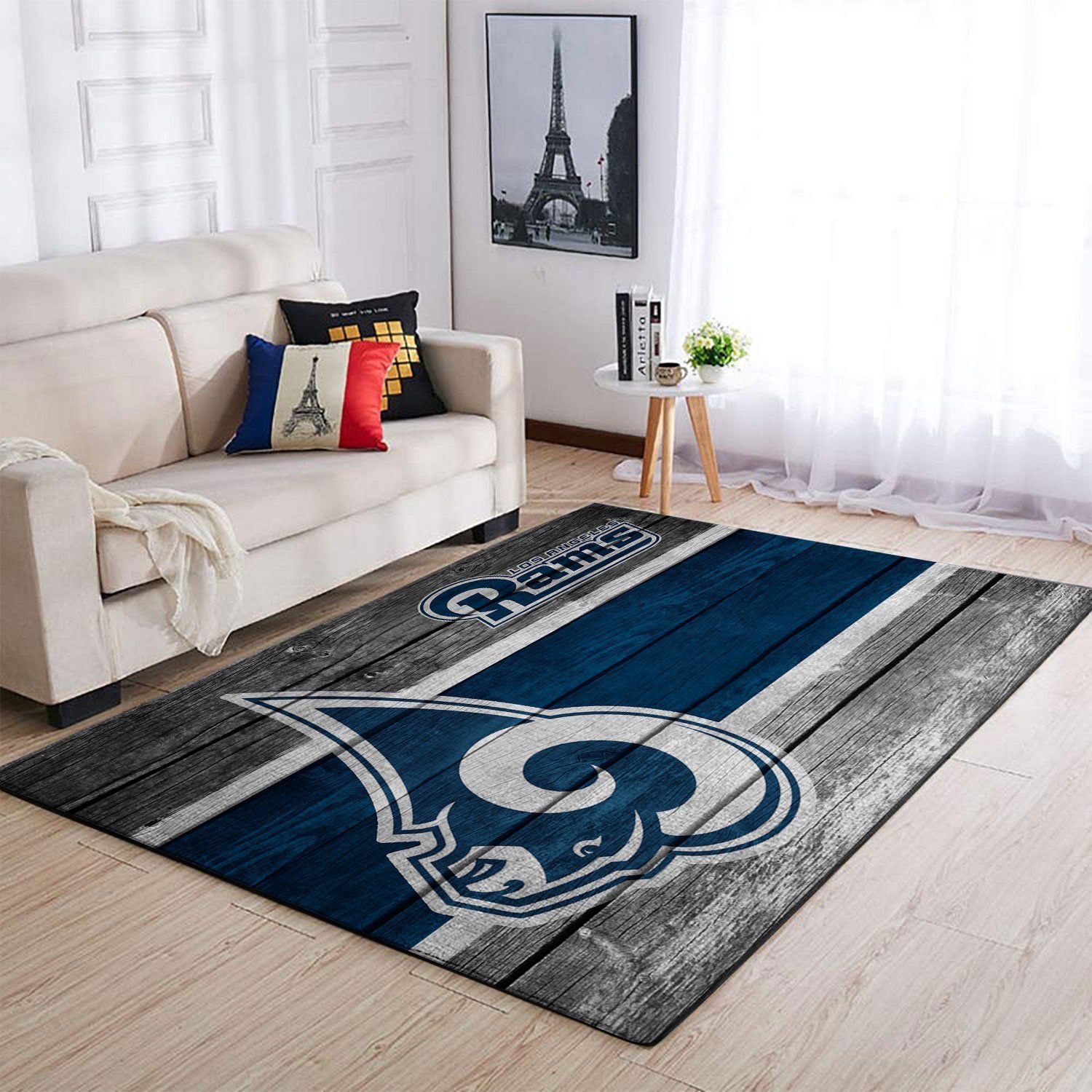 Amazon Los Angeles Rams Living Room Area Rug