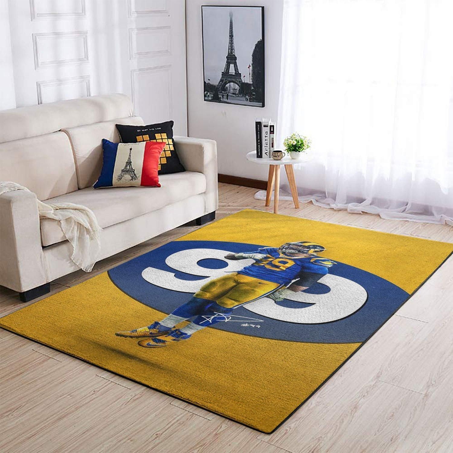 Amazon Los Angeles Rams Living Room Area Rug