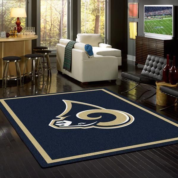 Amazon Los Angeles Rams Living Room Area Rug