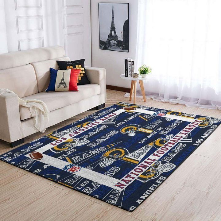 Amazon Los Angeles Rams Living Room Area Rug
