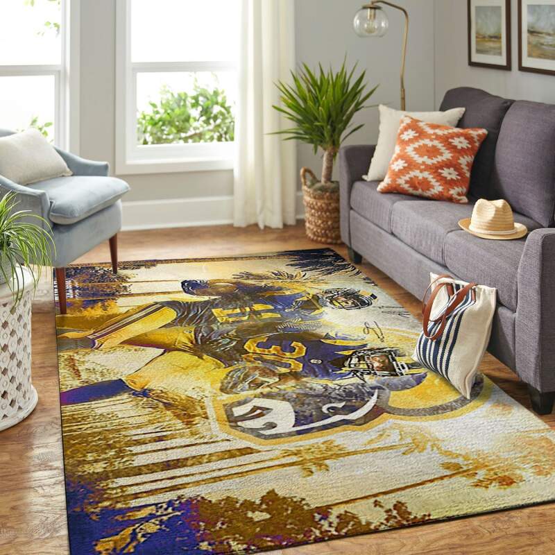 Amazon Los Angeles Rams Living Room Area Rug