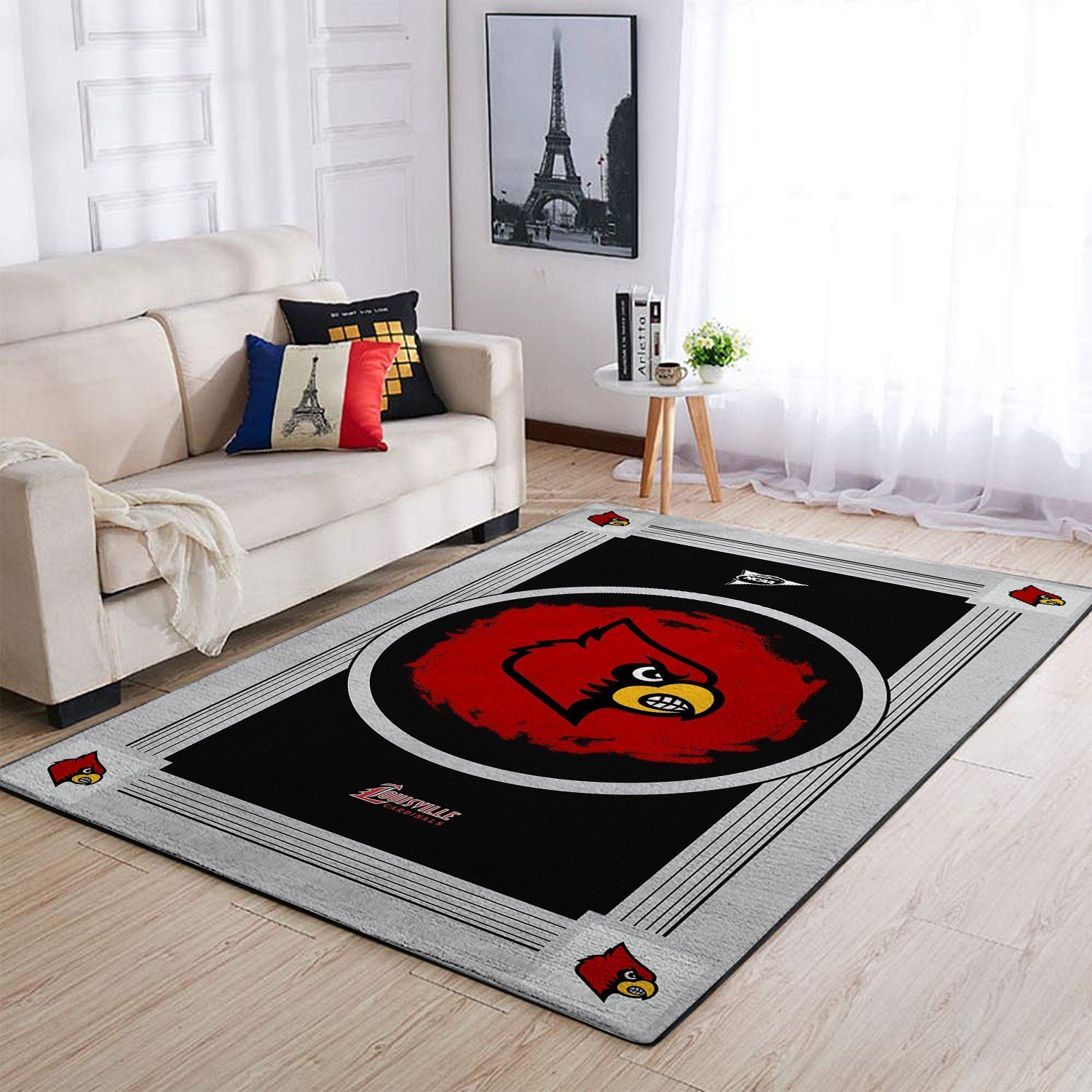 Amazon Louisville Cardinals Living Room Area Rug