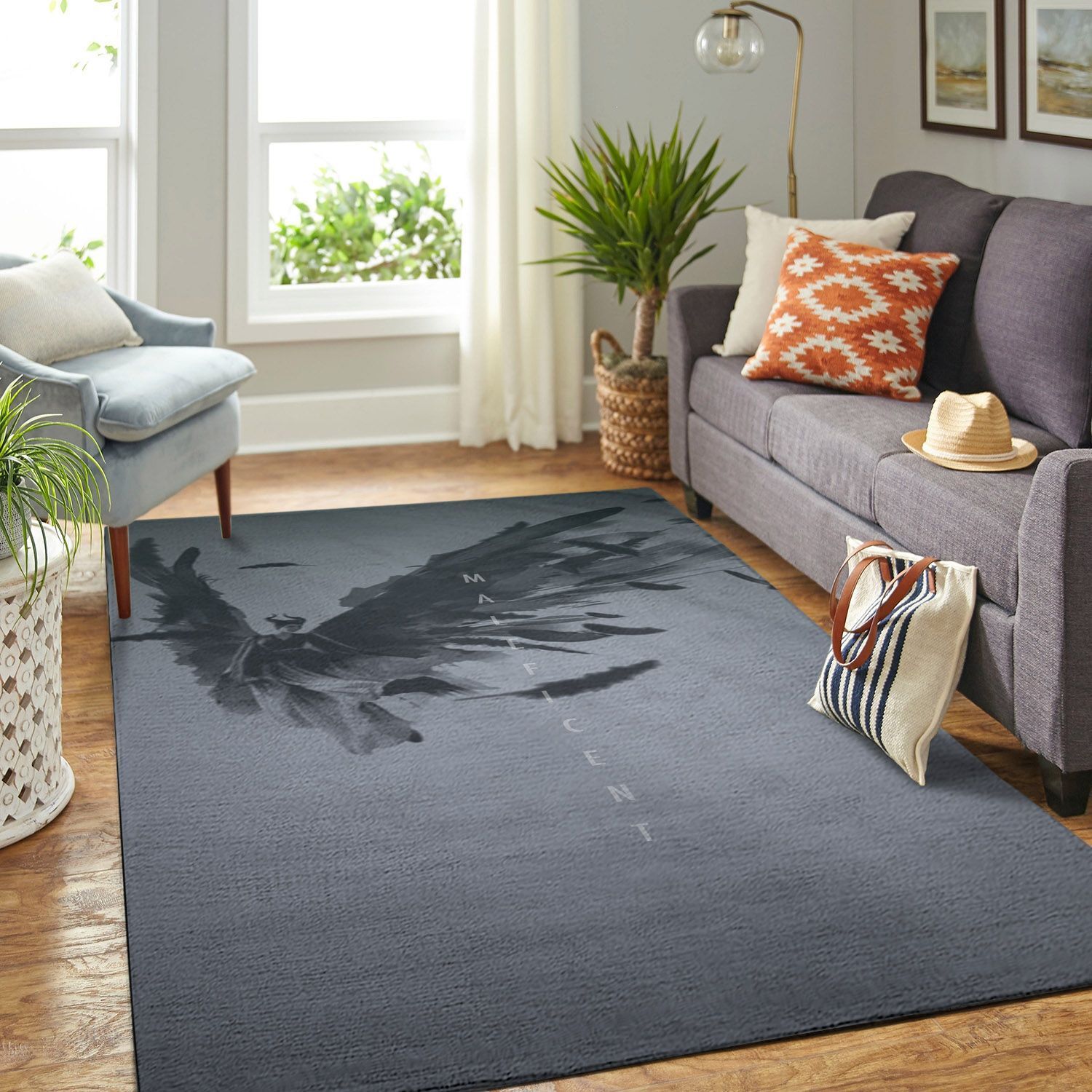 Amazon Maleficent Angela Jolie Living Room Area Rug