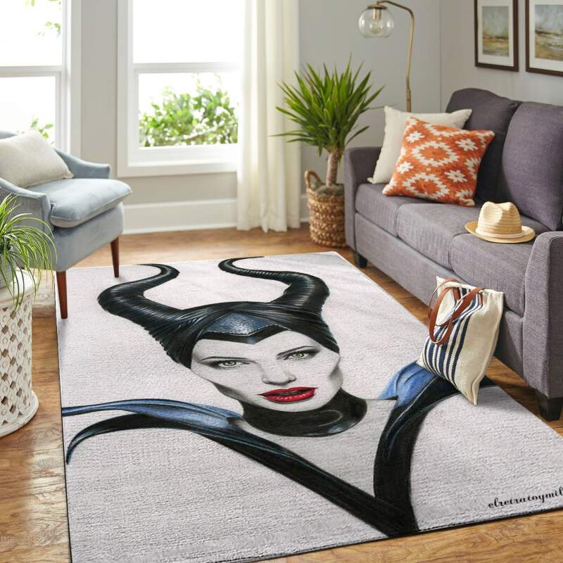Amazon Maleficent Angela Jolie Living Room Area Rug