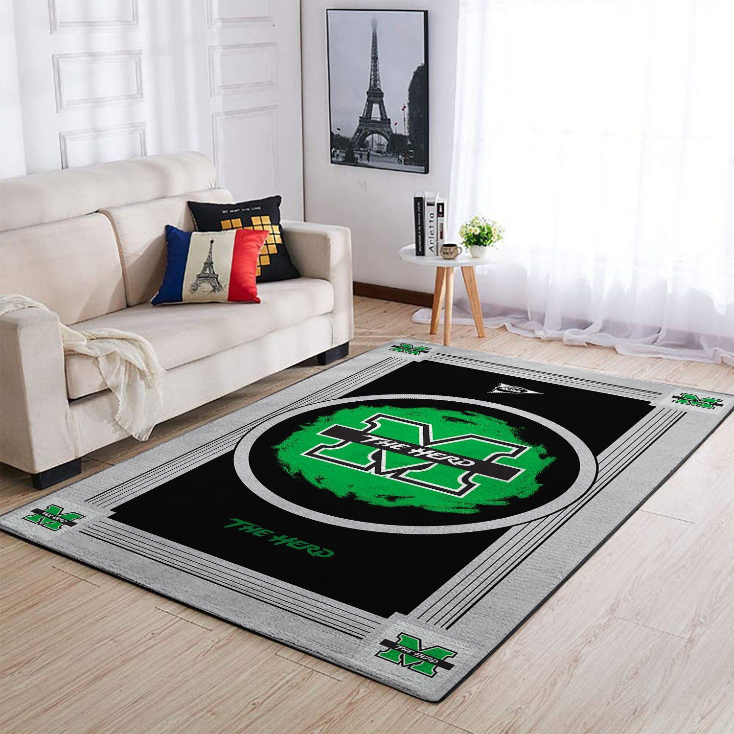Amazon Marshall Thundering Herd Living Room Area Rug