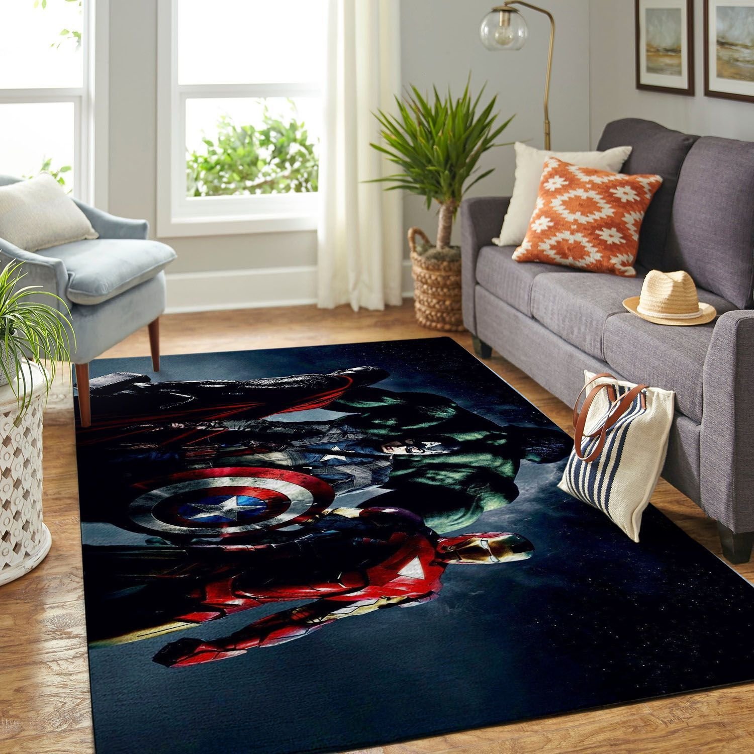 Amazon Marvel Living Room Area Rug