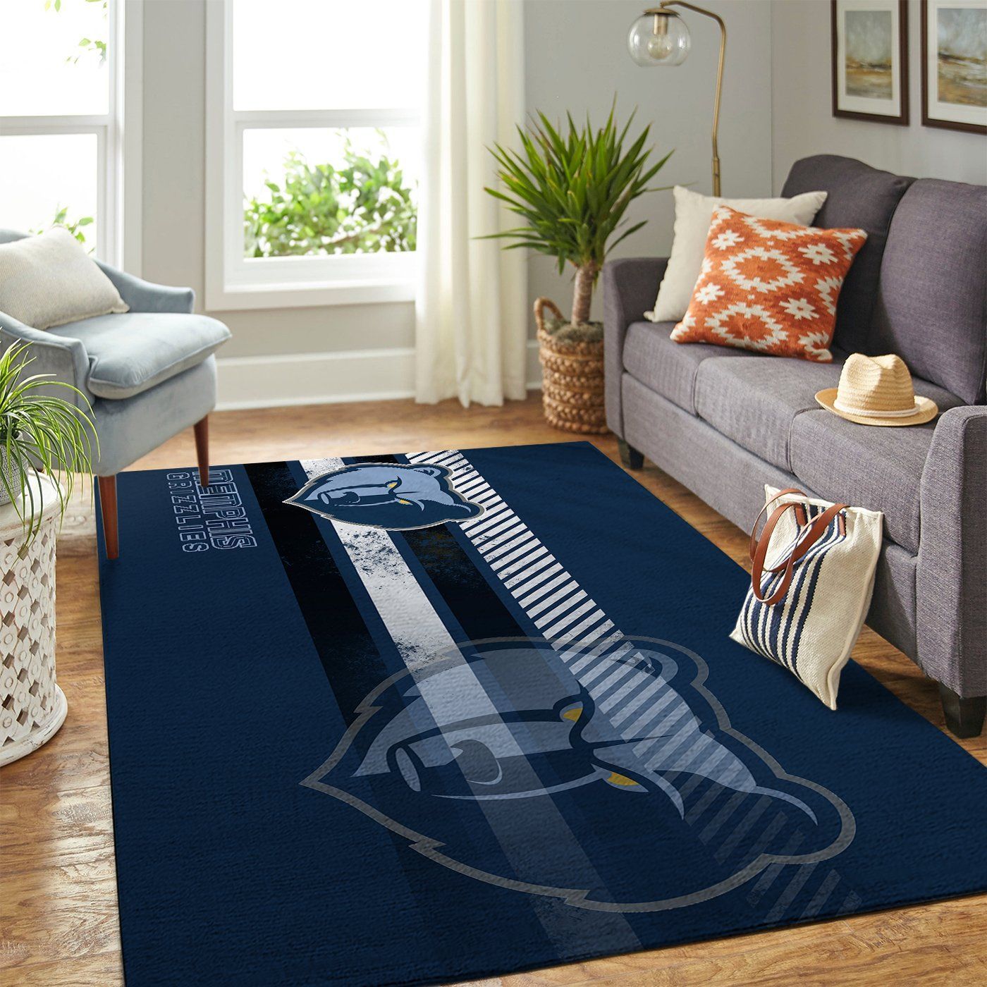 Amazon Memphis Grizzlies Living Room Area Rug