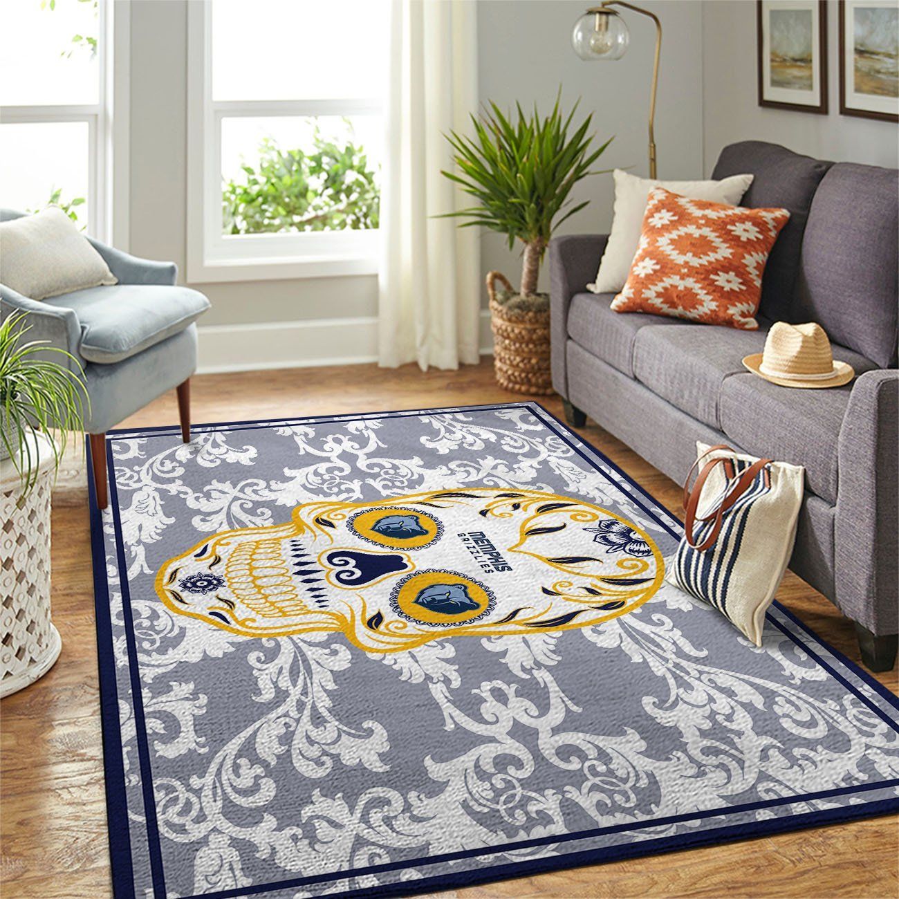 Amazon Memphis Grizzlies Living Room Area Rug