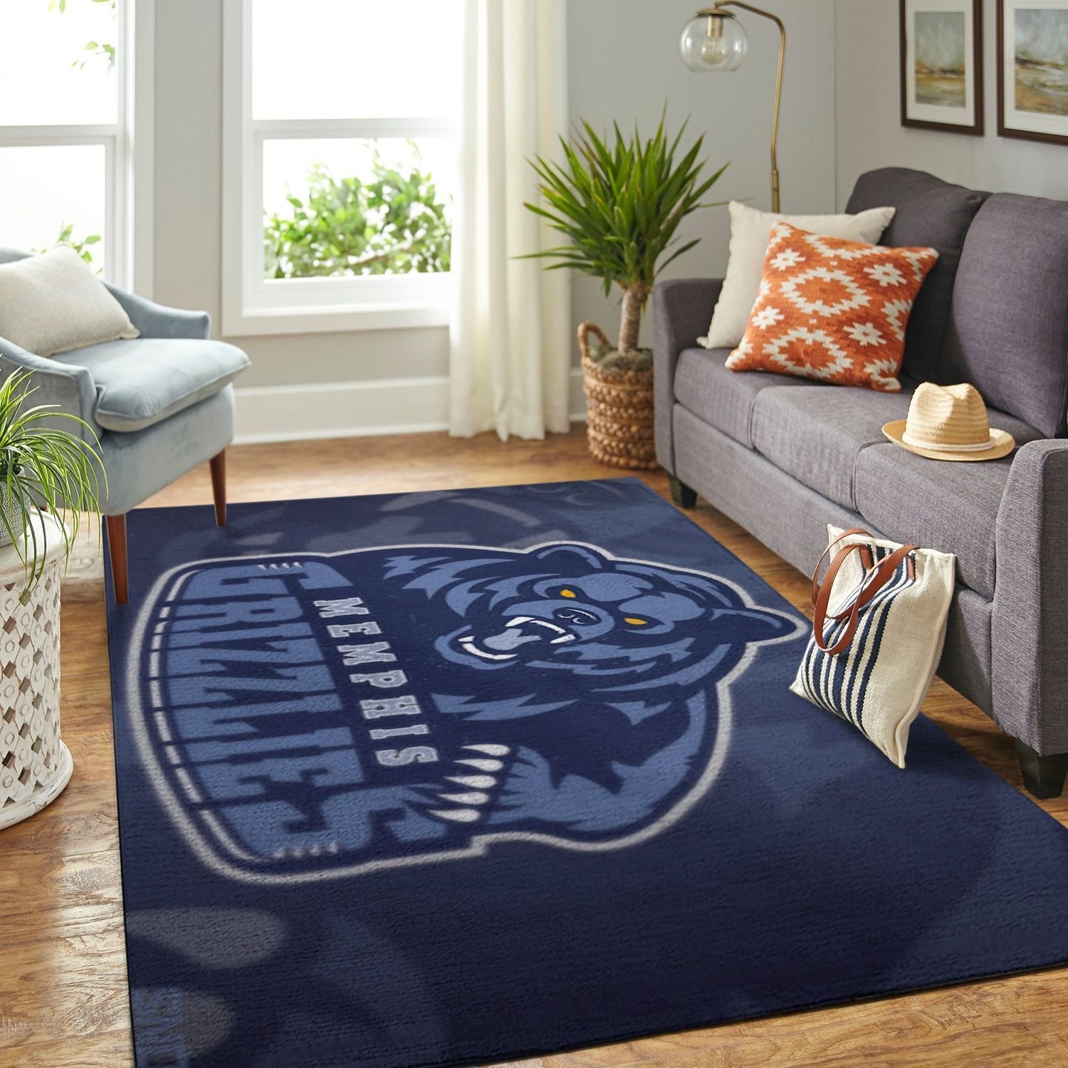 Amazon Memphis Grizzlies Living Room Area Rug