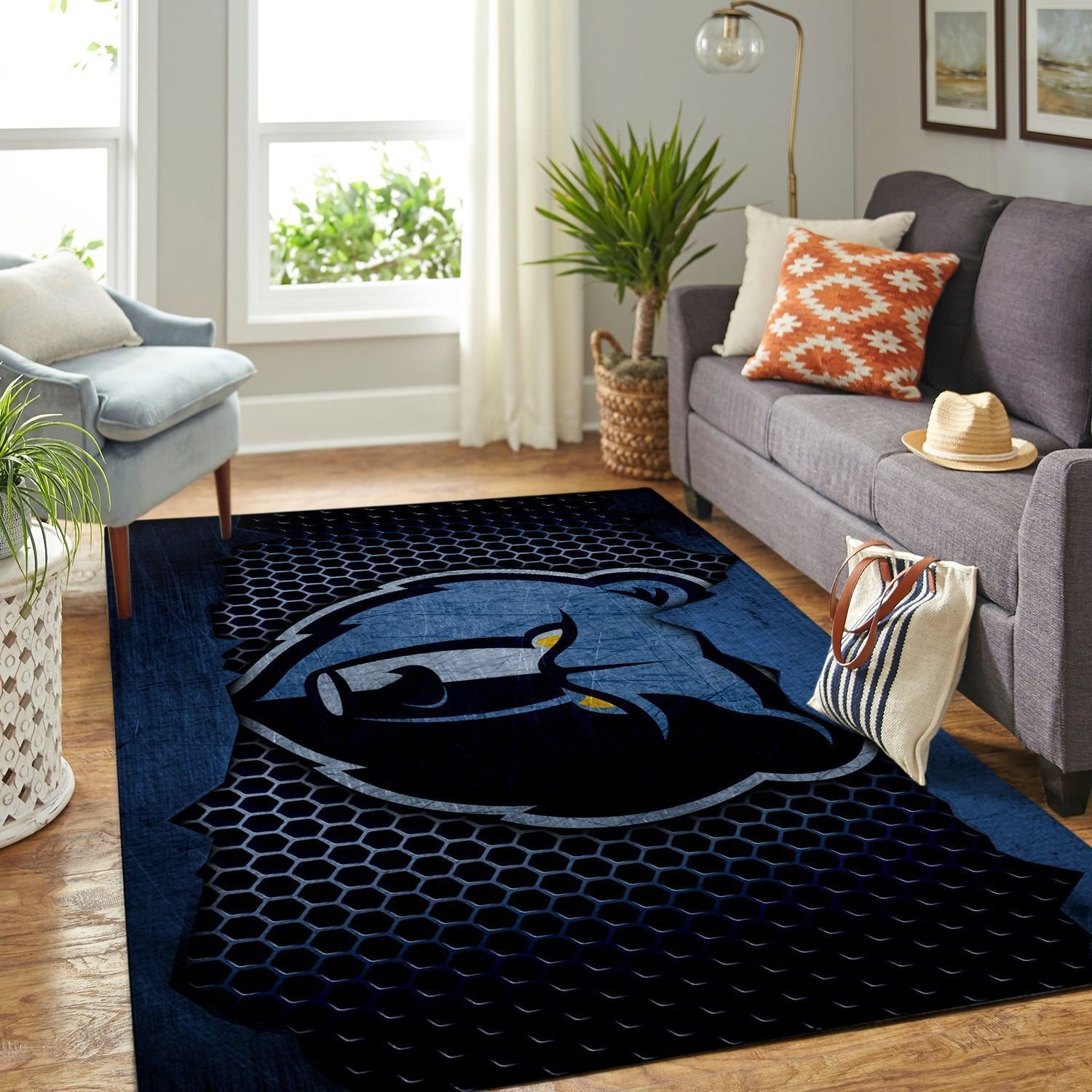 Amazon Memphis Grizzlies Living Room Area Rug