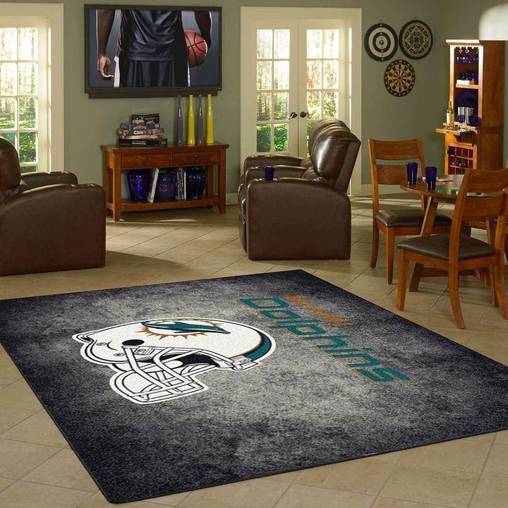 Amazon Miami Dolphins Living Room Area Rug