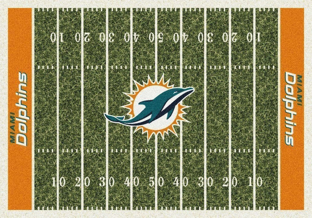 Amazon Miami Dolphins Living Room Area Rug