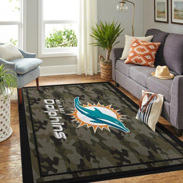 Amazon Miami Dolphins Living Room Area Rug