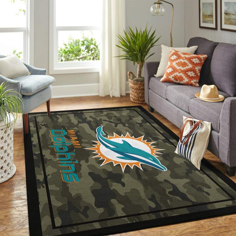 Amazon Miami Dolphins Living Room Area Rug