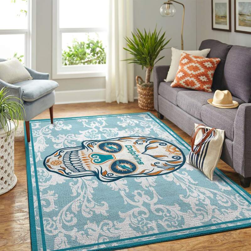 Amazon Miami Dolphins Living Room Area Rug