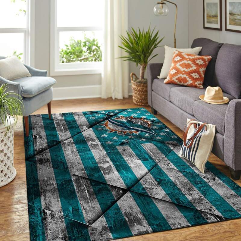 Amazon Miami Dolphins Living Room Area Rug
