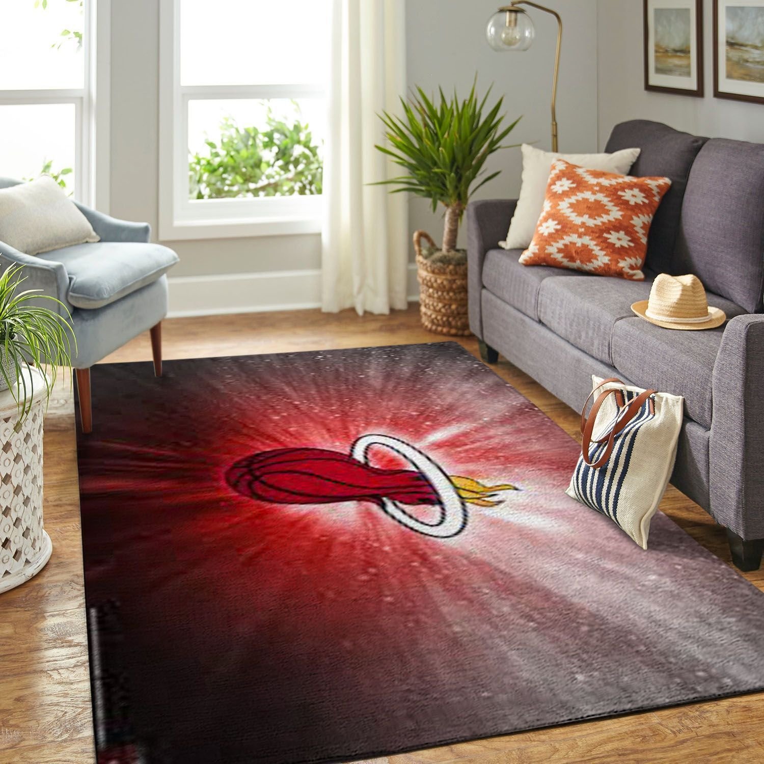 Amazon Miami Heat Living Room Area Rug